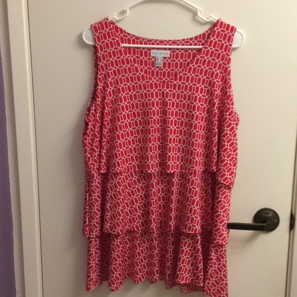 Susan Graver tiered tank